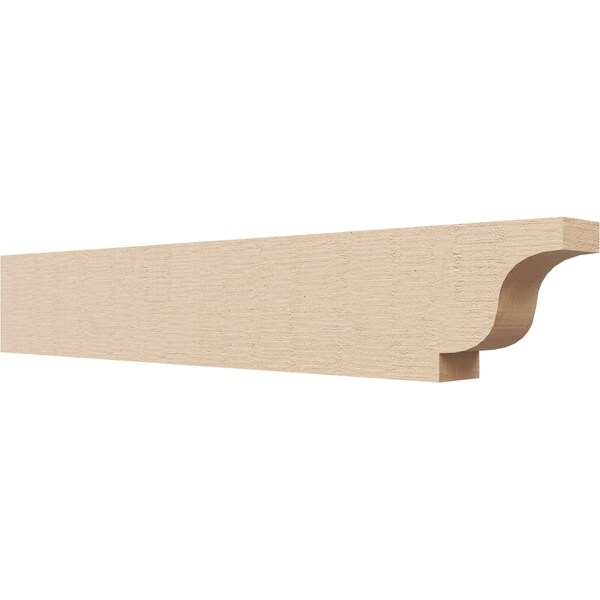 Ekena Millwork 2in. W x 4in. H x 24in. L Newport Woodgrain TimberThane Rafter Tail, Primed Tan RFTUR02X04X24NEWRCPR - main